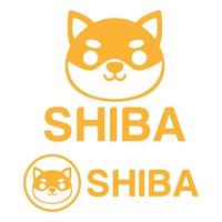 mignonne kawaii tête shiba inu chien mascotte dessin animé logo conception icône illustration personnage vecteur art. pour chaque Catégorie de entreprise, entreprise, marque comme animal de compagnie boutique, produit, étiqueter, équipe, badge, étiquette