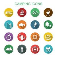 camping icônes grandissime vecteur