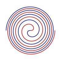 chez fermat spirale ou parabolique spirale est une avion courbe nommé après modèle pour votre conception vecteur