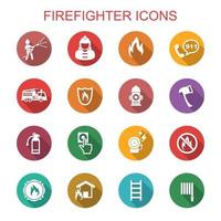 icônes grandissime pompier vecteur