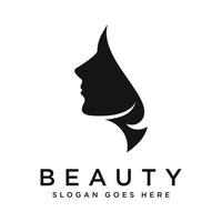 beauté, salon, spa logo conception vecteur