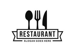 restaurant logo modèle conception vecteur