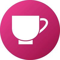 style d'icône de tasses à café vecteur