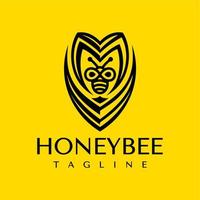 minimaliste abeille m v mv lettre logo conception. Facile nid d'abeille initiale mv logo marque vecteur