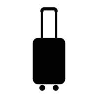 Voyage valise icône vecteur