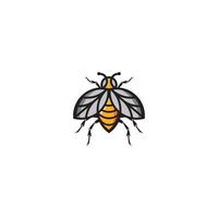 abeille logo conception.eps vecteur