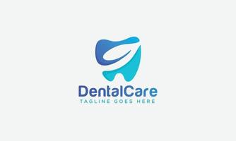 une logo pour une dentaire se soucier entreprise. vecteur