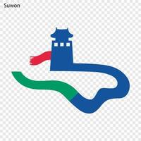 emblème de suwon vecteur