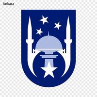 emblème de Ankara vecteur