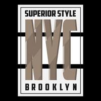 Nouveau york ville vecteur texte logo collection conception