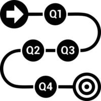 cible concentrer icône symbole conception image, illustration de le Succès objectif icône concept. eps dix vecteur