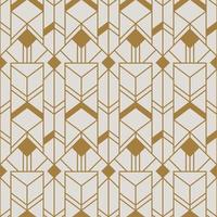 modèle sans couture art déco vintage. formes d'or géométriques d'art en ligne. illustration vectorielle d'ornements modernes. arrière-plan élégant rétro gatsby pour tissu, papier peint ou emballage vecteur