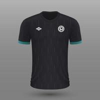 réaliste football chemise , L'Autriche une façon Jersey modèle pour Football trousse. vecteur