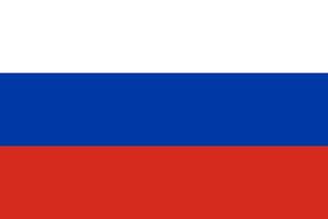 Russie Facile drapeau correct taille, proportion, couleurs. vecteur