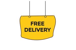 gratuit livraison vecteurs.sign étiquette bulle discours gratuit livraison vecteur