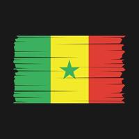 vecteur de drapeau sénégal