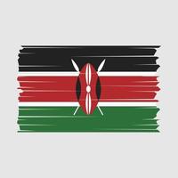 vecteur de drapeau du kenya