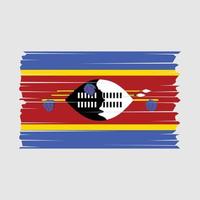 Swaziland drapeau vecteur