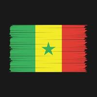 vecteur de drapeau sénégal