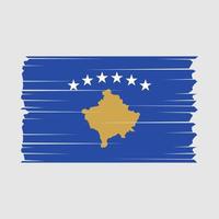 vecteur de drapeau du kosovo