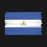 vecteur de drapeau nicaragua