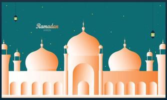 Ramadan conception, islamique Créatif arrière-plan, Ramadan Karim, Ramadan mubarak - vecteur