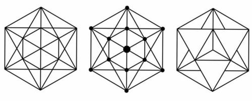 métatron cube signe ensemble isolé sur blanc fond.merkaba symbole vecteur