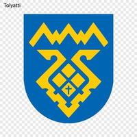 emblème de tolyatti. vecteur illustration