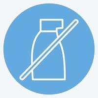 icône non pesticides. en relation à cbd pétrole symbole. Facile conception modifiable. Facile illustration vecteur