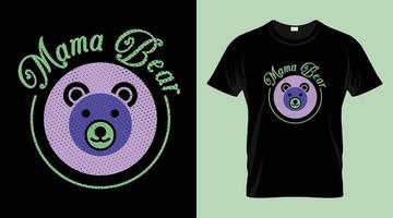 international de la mère journée T-shirt conception, typographie vecteur T-shirt, maman ours T-shirt conception