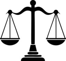 échelle équilibre icône symbole conception, illustration de le loi équilibre icône vecteur image. eps dix