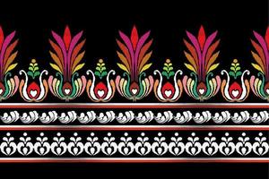 patchwork floral modèle avec paisley et Indien fleur motifs. damassé style modèle pour textil et décoration vecteur