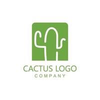 cactus Créatif logo modèle. vecteur illustration icône.