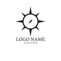 boussole logo et symbole avec vecteur concept illustration modèle
