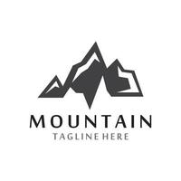 logo d & # 39; icône de montagne vecteur