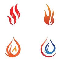 brûlant feu, braise, boule de feu logo et symbole vecteur image. avec modèle illustration édition.