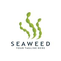 algue logo conception avec vecteur illustration modèle