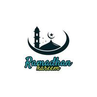 marhaban toi ramadhan logo modèle et islamique symbole vecteur