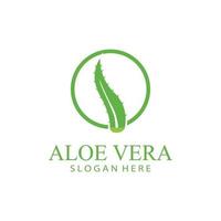 aloès Vera logo conception vecteur illustration modèle