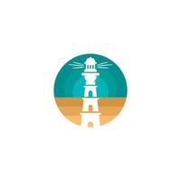 coloré logo pour phare logo phare vecteur