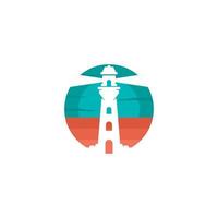 coloré logo pour phare logo phare vecteur