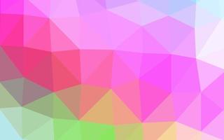 lumière multicolore, texture polygonale abstraite de vecteur arc-en-ciel.