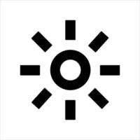 luminosité icône logo conception pour vecteur art