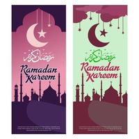 Ramadan kareem vecteur conception pour bannière, carte, affiche, social médias alimentation, et Contexte. le Ramadan Karim, eid al-fitr et eid al-adha. vecteur
