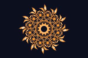 luxe d'or Royal mandala conception vecteur pour Contexte. d'or mandala conception. islamique Contexte conception