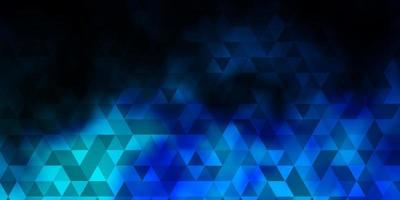 modèle vectoriel rose foncé, bleu avec cristaux, triangles.