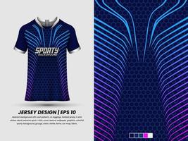 application modèle à Jersey, prêt à imprimer, sublimation conception vecteur