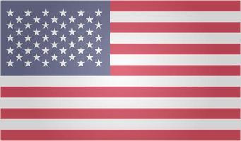 drapeau de Amérique. symbole de Etats-Unis. vecteur illustration. eps dix