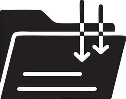 Télécharger icône symbole image vecteur. illustration de le vers le bas charge conception. eps dix vecteur