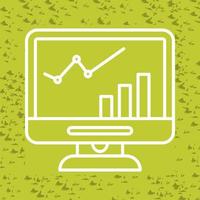 icône de vecteur de croissance lcd